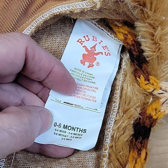 Infant Child Size 0-6 Mths Lion Cub Halloween Costume Rubies - Picture 8 of 8